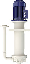 Vertikale Chemie-Pumpe aus Kunststoff